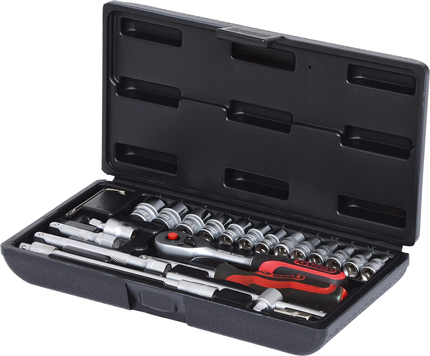 KS Tools 911.0625 1/4-inch Superlock Socket Set (25 Pieces)