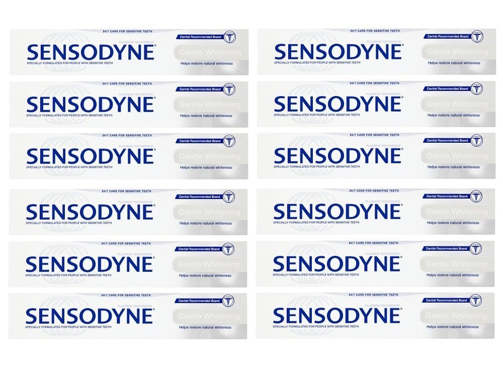 Sensodyne Gentle Whitening Toothpaste 75ml - Pack of 12