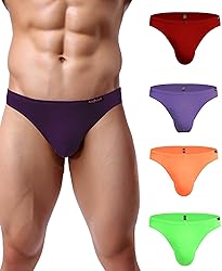 Avidlove Mens Bikini Briefs Sexy Underwear Low Rise