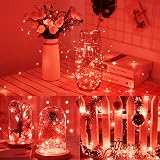 cshare Valentines Lights 50 LED 5m Battery Fairy String Red IP65 Waterproof view 7