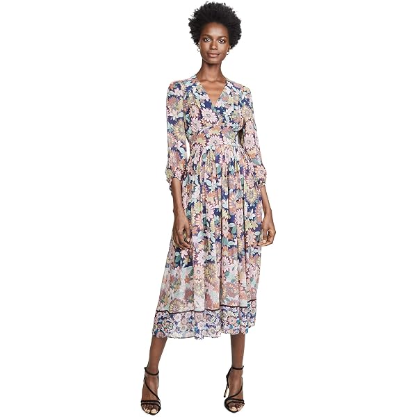 aje fernanda midi dress Multicolor Fernanda Midi Dress