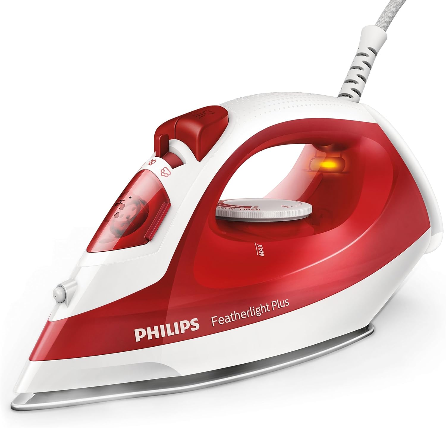 Philips GC1424/40 - Plancha (Plancha a vapor, 60 g/min, Rojo ...