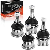 A-Premium Front Upper &amp; Lower Ball Joint Kit - Forge Steel | Compatible with Volkswagen Beetle 1969-1977, Karmann Ghia 1965-1974, Set of 4, Reinforce Loose Suspension Feel