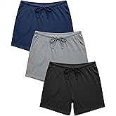 Sexy Basics Women's Lounge & Sleep Shorts | 100% Cotton | All Day Drawstring & Pockets | Multi Packs