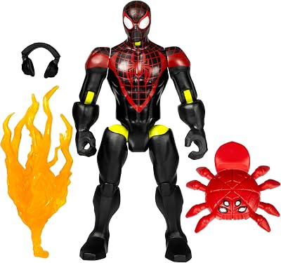 MixMashers Marvel Spider-Man, Figurine Miles Morales à mélanger et Combiner avec Accessoires