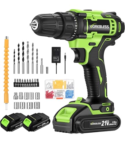 18V Brushless Cordless Drill Driver - 40N.m Torque, 1700 RPM, 23+1 Settings (Battery Not Included)