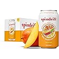 Spindrift Sparkling Water, Mango Orange Flavored, 12 Fl Oz (Pack of 8)