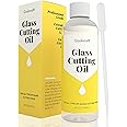 Glass Cutting Oil, Suitable for All Glass Cutting Tools, 4 Ounces Glass Cutter Oil is Used for Cutting Glass, Stained Glass, 