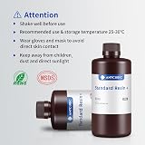 ANYCUBIC Upgraded Standard Resin 1kg Grey Low Odor High Precision Photopolymer view 9