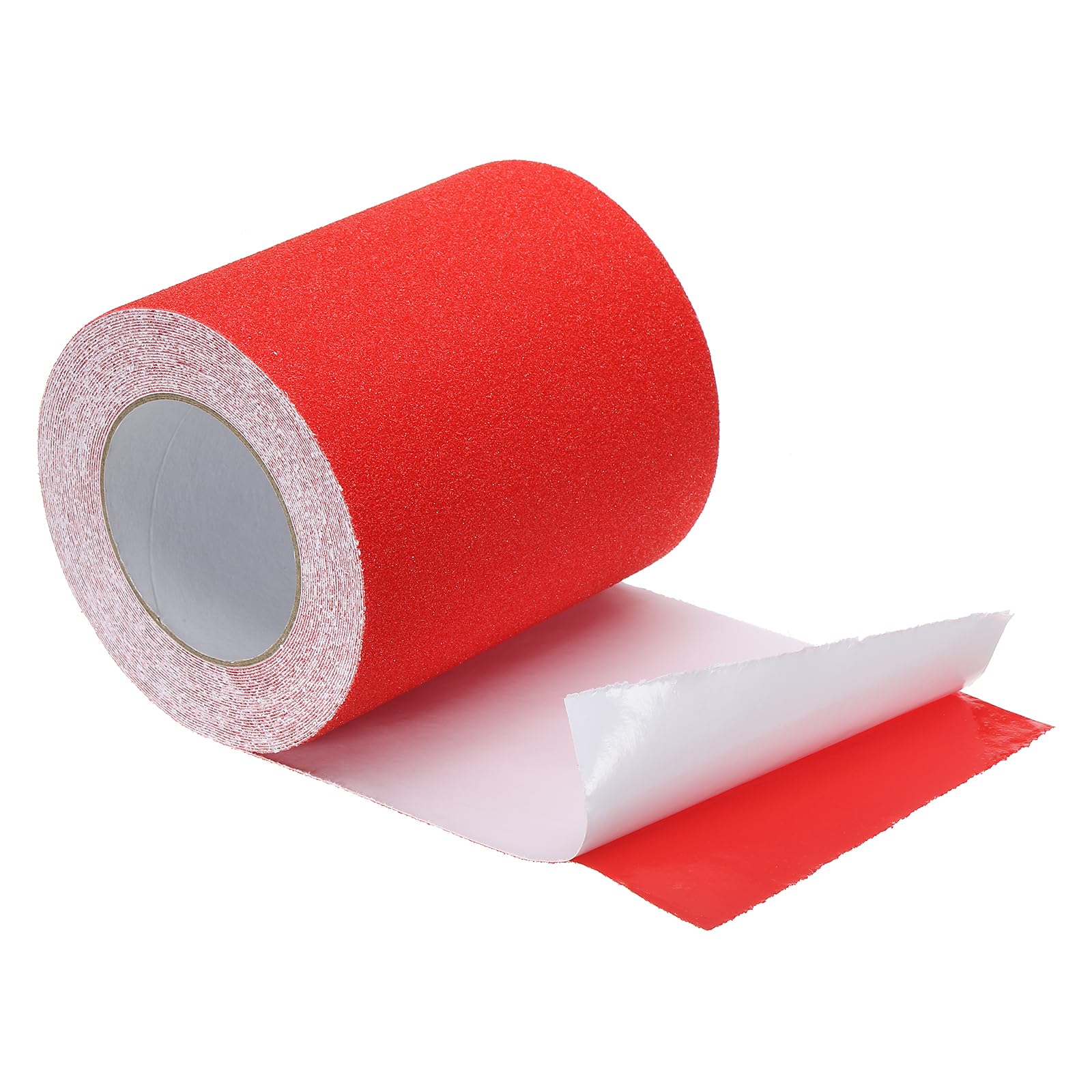 PATIKIL 6 Inch x 33 Ft/15cm x 10m Anti Slip Traction Tape, Non-Slip Grip Tape Non Skid Tread Safety Tape for Stairs Steps Scooter Deck, Red