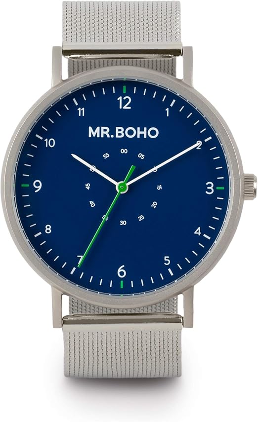 MR. BOHO Reloj Analógico para Adultos Unisex de Cuarzo con ...