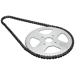 YOXUFA 60 Tooth Sprocket with 420 Chain 90 Links