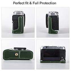 Rieibi Handmade Genuine Leather Half Case for