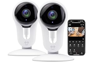 Geeni Aware 1080p HD Indoor Home Security Camera – Smart Motion Detection, Two-Way Audio, Night Vision, Wi-Fi Surveillance – 