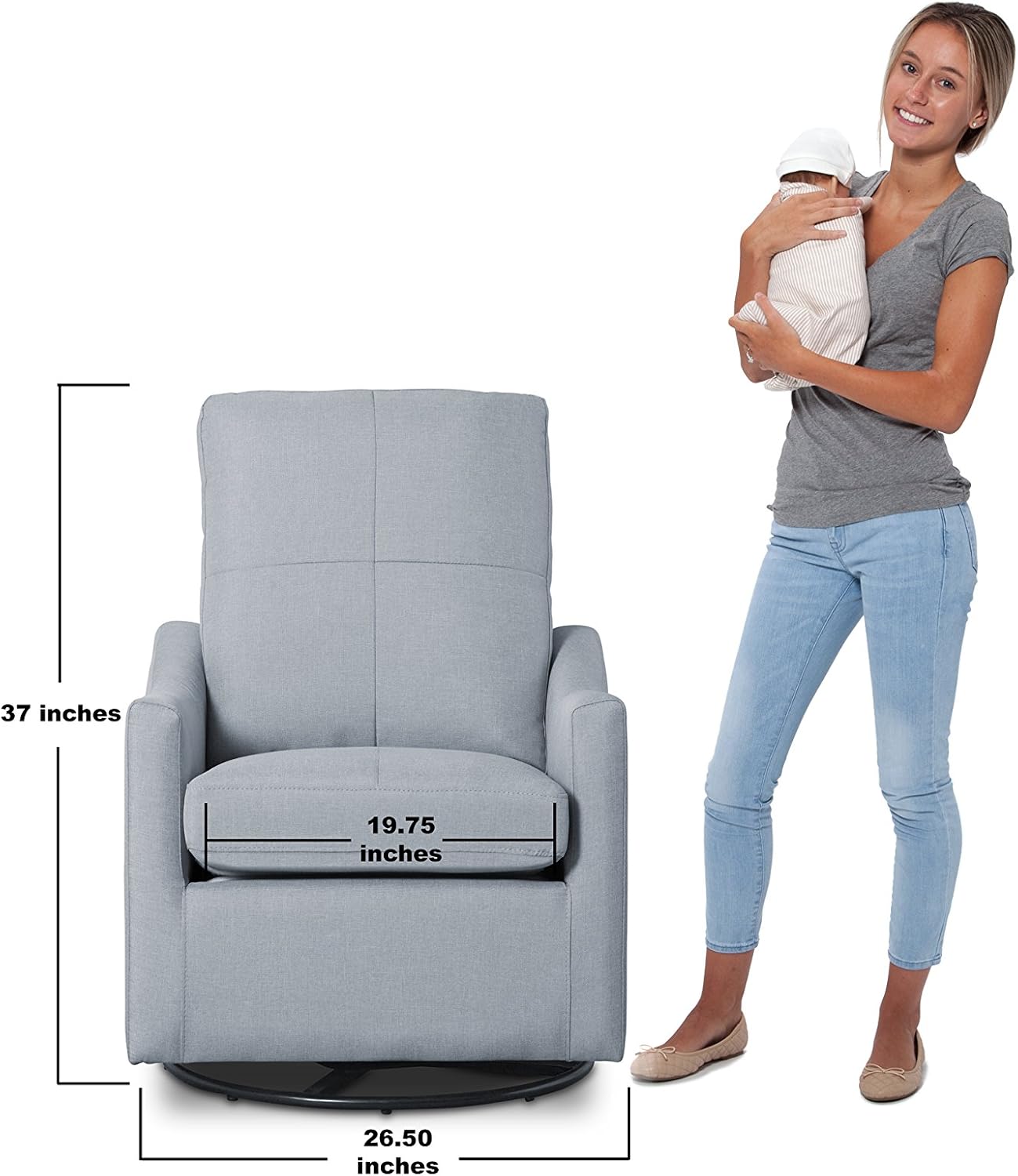 delta kenwood nursery glider