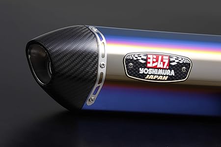 Amazon ヨシムラ スリップオン Gsr250 S 12 14 R 77j サイクロン 政府認証 Export Spec チタンブルー カーボンエンド Yoshimura 110 1 5w80b 車 バイク 車 バイク