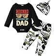 NZRVAWS Newborn Baby Boy Clothes Outfits Letter Prined Romper Pants Set Infant Baby Boy Clothing 0 3 6 9 12 18 Months