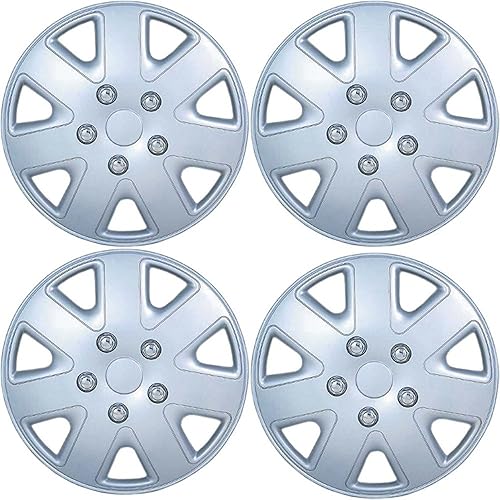 Set of 4 Universal Fit 14" Hurricane Car Wheel Trims Amazon.co.uk Car