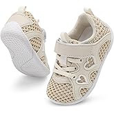 JIASUQI Toddler Shoes for Baby Girls Sneakers Barefoot Walking Shoes Running Tennis Shoes