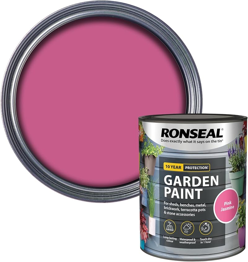 Ronseal Garden Paint Pink Jasmine 750ml