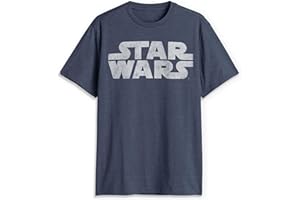 Star Wars Mens Simplest Logo Graphic Tee