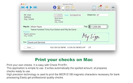 Check Writer Iii Original Check Writing Software For Mac Print Checks And Their Cover Letter On The Same Page In One Click Match Software Christmas Gift Ideas 2018