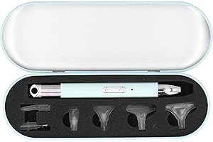 Diamond Painting Tool Drill Pen,Luminous Point Drill Pen USB Chargable Handturned Resin Diamond Painting Pen with Storage Box