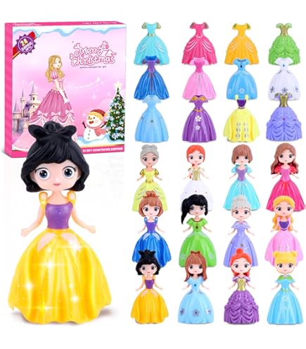 Amazon.com: Princess Advent Calendar 2025 Girls, Princess