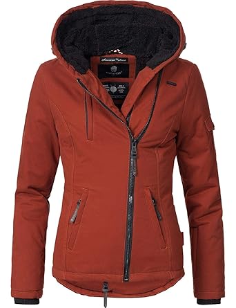 Navahoo Damen Baumwoll-Jacke Winterjacke Goldengel 7 Farben XS-XXL
