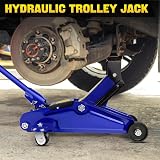 2 Tonne Low Profile Floor Jack Hydraulic Trolley Lift with Case 5.3-12.6in view 9