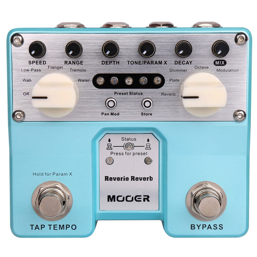 Mooer Pro Reverie Reverb Twin Pedal, MTWINRV2