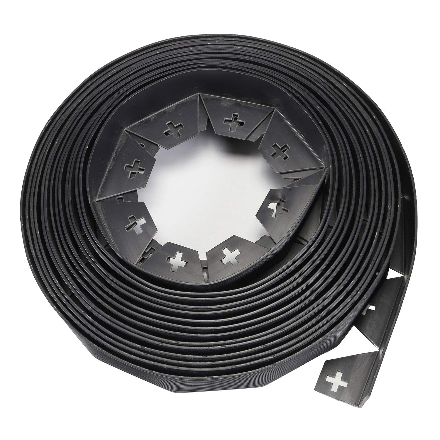 Buy Parkland® 30 Metre Black Flexible Plastic Garden Edging With 50