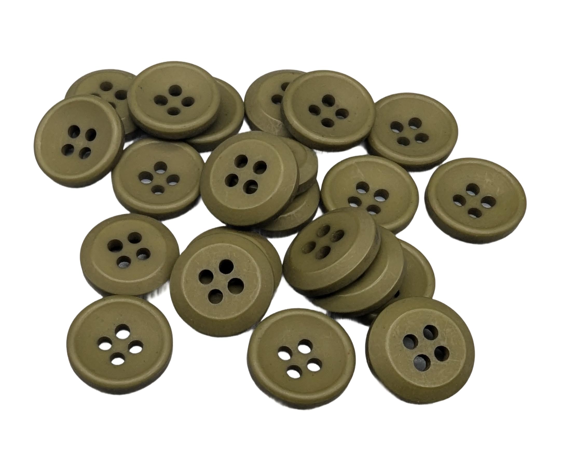 Photo 1 of Botiboton - 50 Buttons for Shirts in Warm Colors - 5 Sizes and 12 Colors to Choose from - with 4 Holes of 2 mm