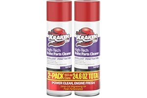 KRAKEN BOND Non-Chlorinated Brake Parts Cleaner Spray, Instant Removal, Fast Drying, 12.3fl oz - 2 Pack