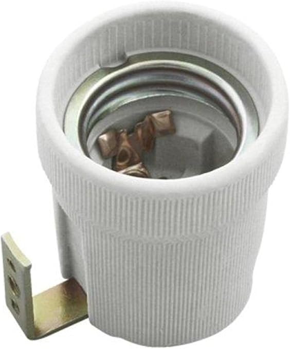 LAMPHOLDER E27 CERAMIC PORCELAIN WITH MOUNTING BRACKET Amazon.co.uk