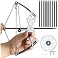 Archery Bow Set Left and Right Hand Compound Bow Hunting Bow Metal Material Catapult RH/LH for Practice Archery