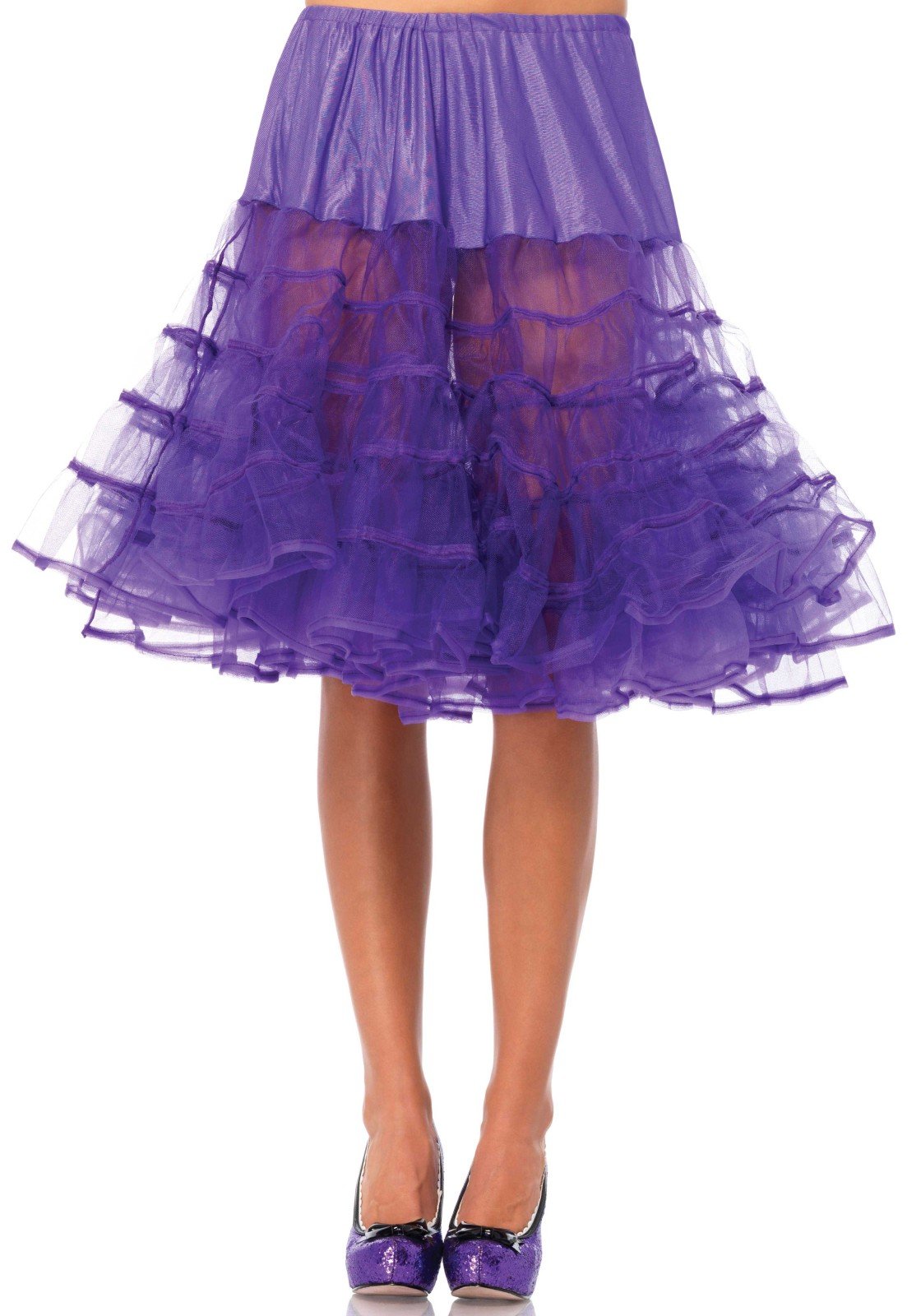 Leg Avenue Knee-Length Petticoat (Purple)