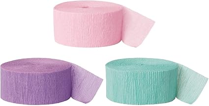 Amazon Com Andaz Press Crepe Paper Streamer Hanging Party