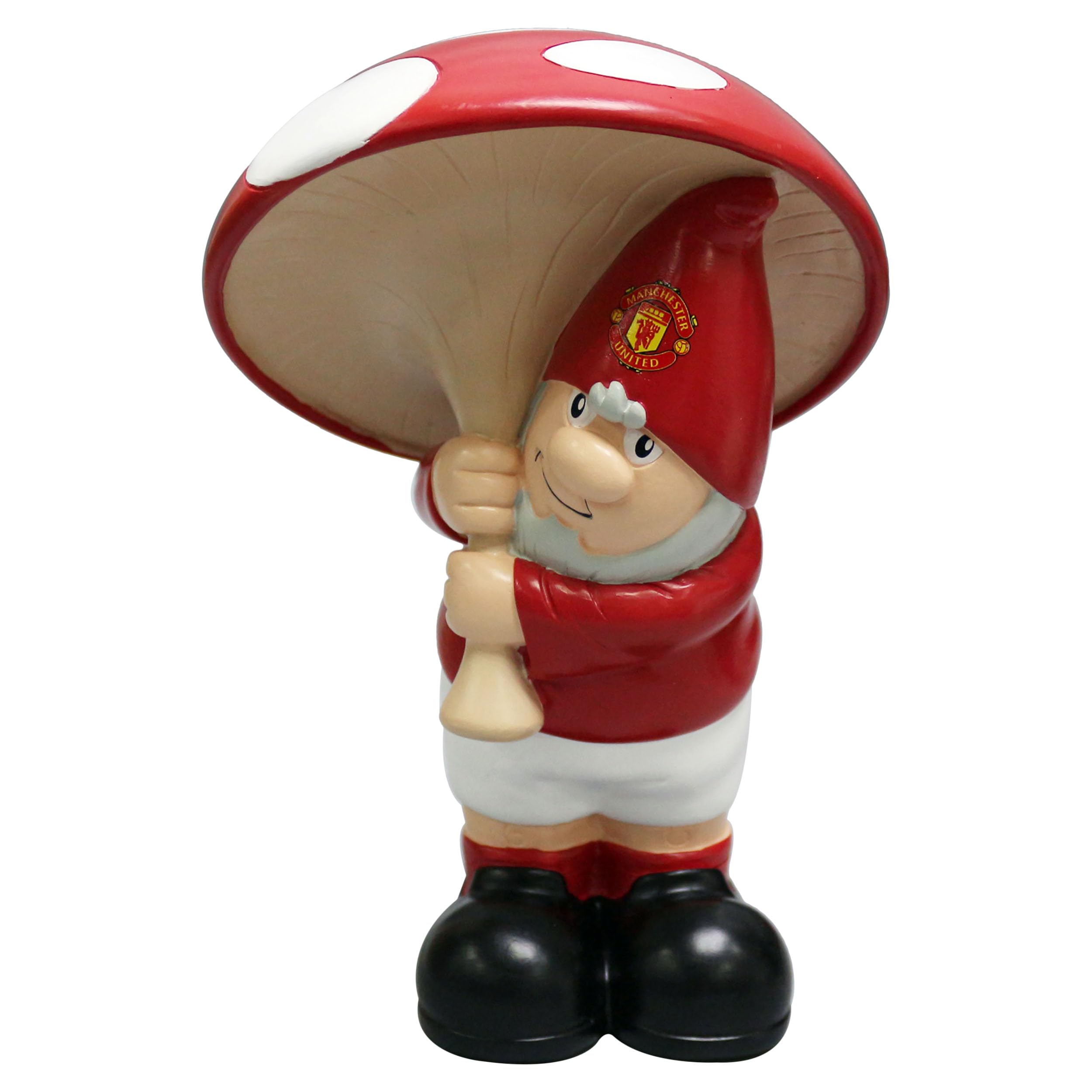 FOCO Officially Licensed Manchester United FC Football Mushroom Gnome