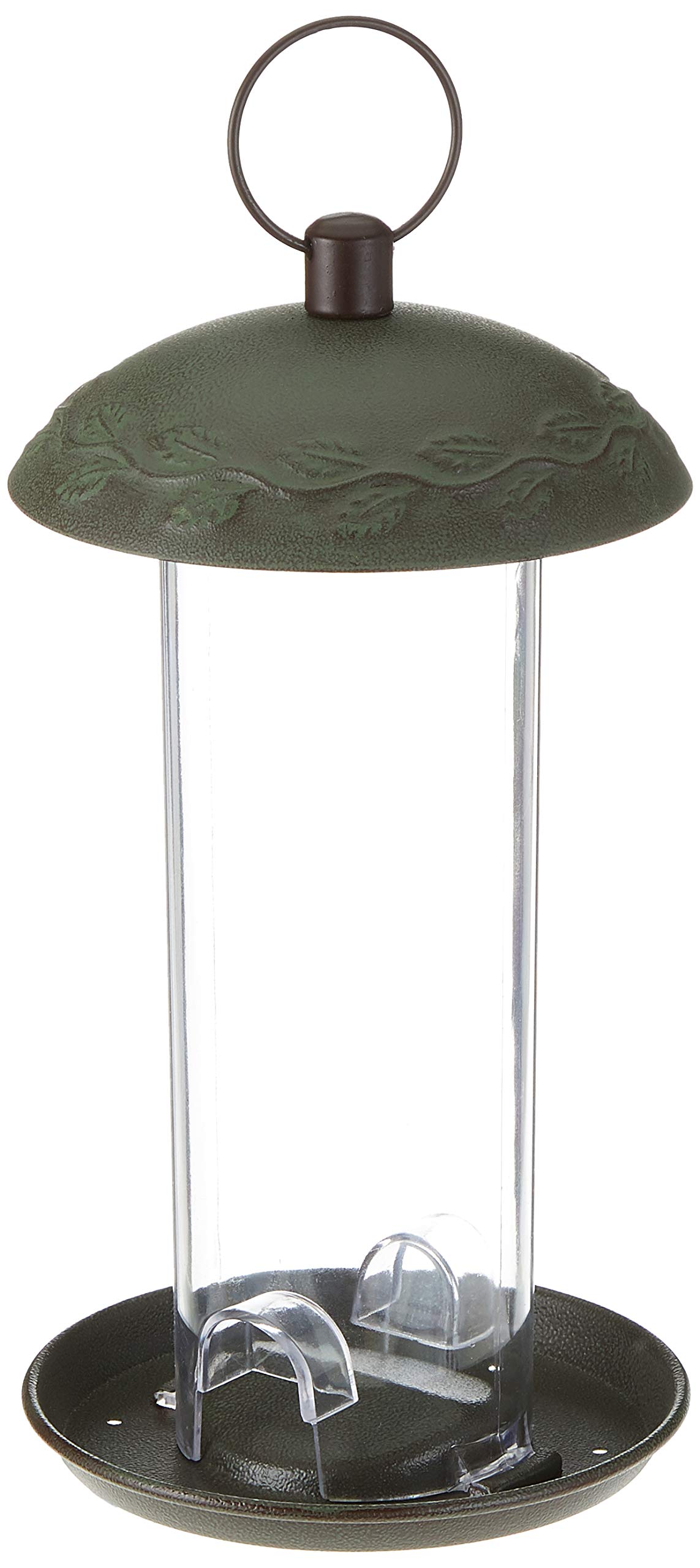 Peckish 60051219 Secret Garden Bird Seed Feeder, 14 x 14 x 25 cm,Green