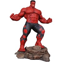 Diamond Select Red Hulk PVC Figure – Marvel Gallery – 10 Pouces – Statue Collection Red Hulk Thunderbolt Ross