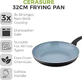Tower Cerasure 32cm Fry Pan Ceramic Non-Stick Induction Suitable Graphite T80354 view 2