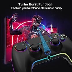 JUNHUAN Wireless Controller for PS4/PS3/PC -No Dead
