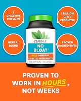 Zenwise Health No Bloat Probiotics Digestive Enzymes 100 Count view 3