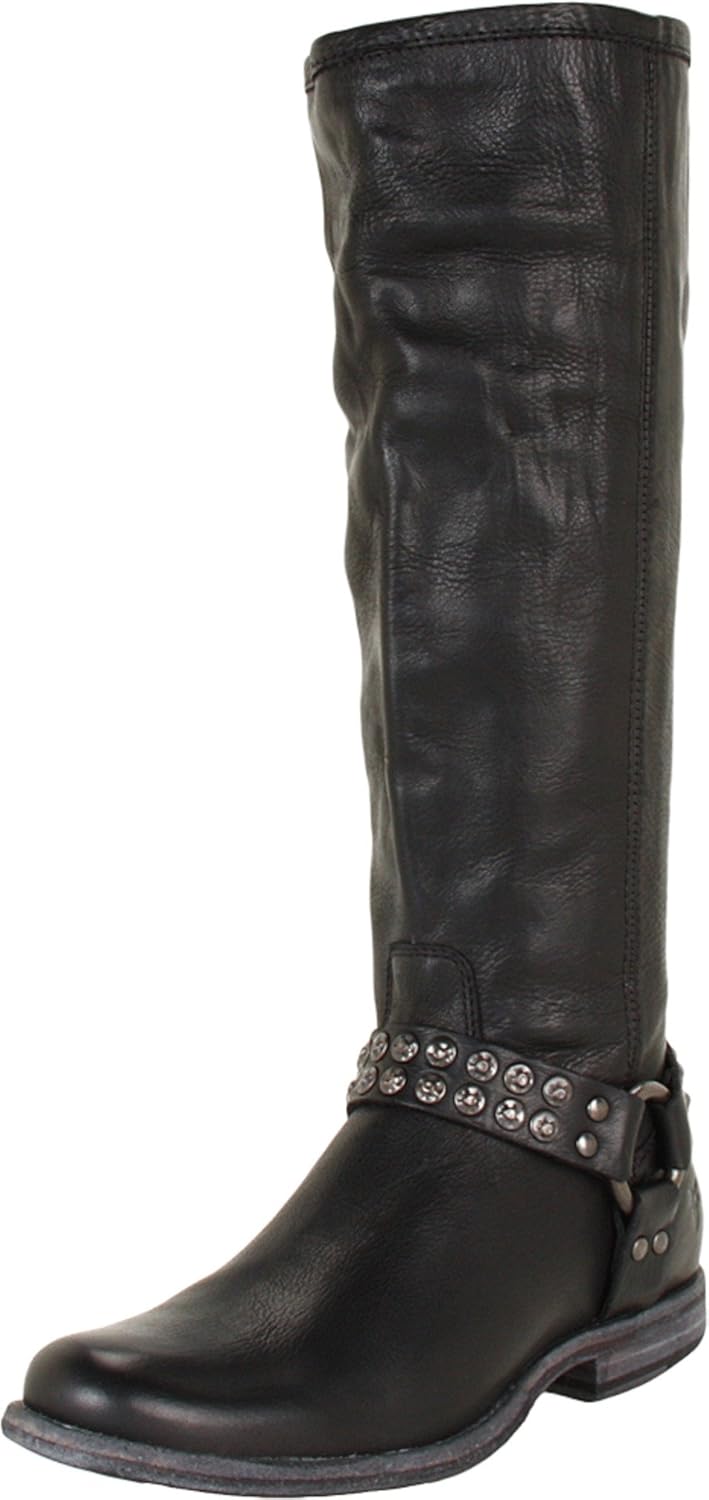 frye women's phillip studded harness boot