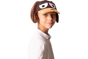 ComfyCamper Kids Brown Dog Ears Hat - Toy Puppy Hat for Boys Girls Twins