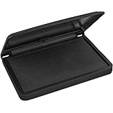 MaxMark Large Black Stamp Pad - 2-3/4" by 4-1/4" - Premium Quality Felt Pad
