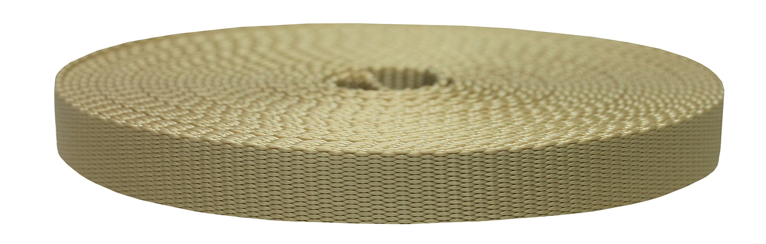 Strapworks Colored Flat Nylon Webbing - Strap For Arts And Crafts, Dog Leashes, Outdoor Activities – 3/4 Inches by 10, 20, or 50 Yards, Over 20 Colors