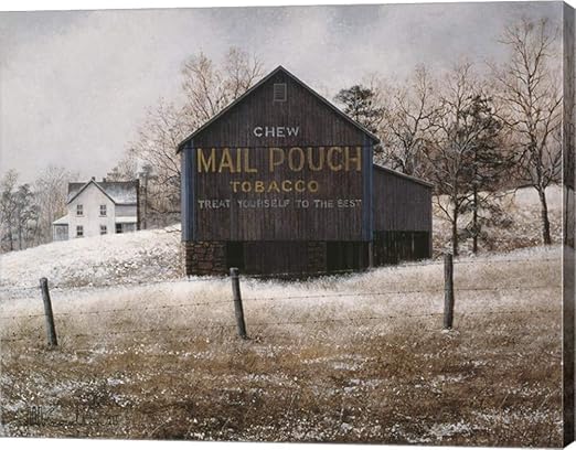 Amazon Com Mail Pouch Barn By David Knowlton Canvas Art Wall