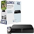 Lorex 4K Fusion DVR for Security System | 12 Channel (8 Wired + 4 Wi-Fi) | 2TB | Smart Motion Detection | Active Deterrence |